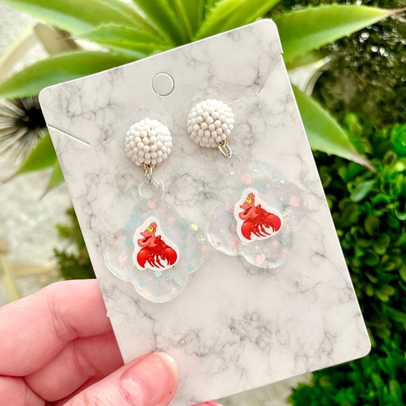 Sebastian Acrylic Earrings - Picture 2 of 4